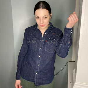 Levi’s Button Up Jean Shirt